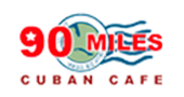 90 Miles Cuban Cafe logo top